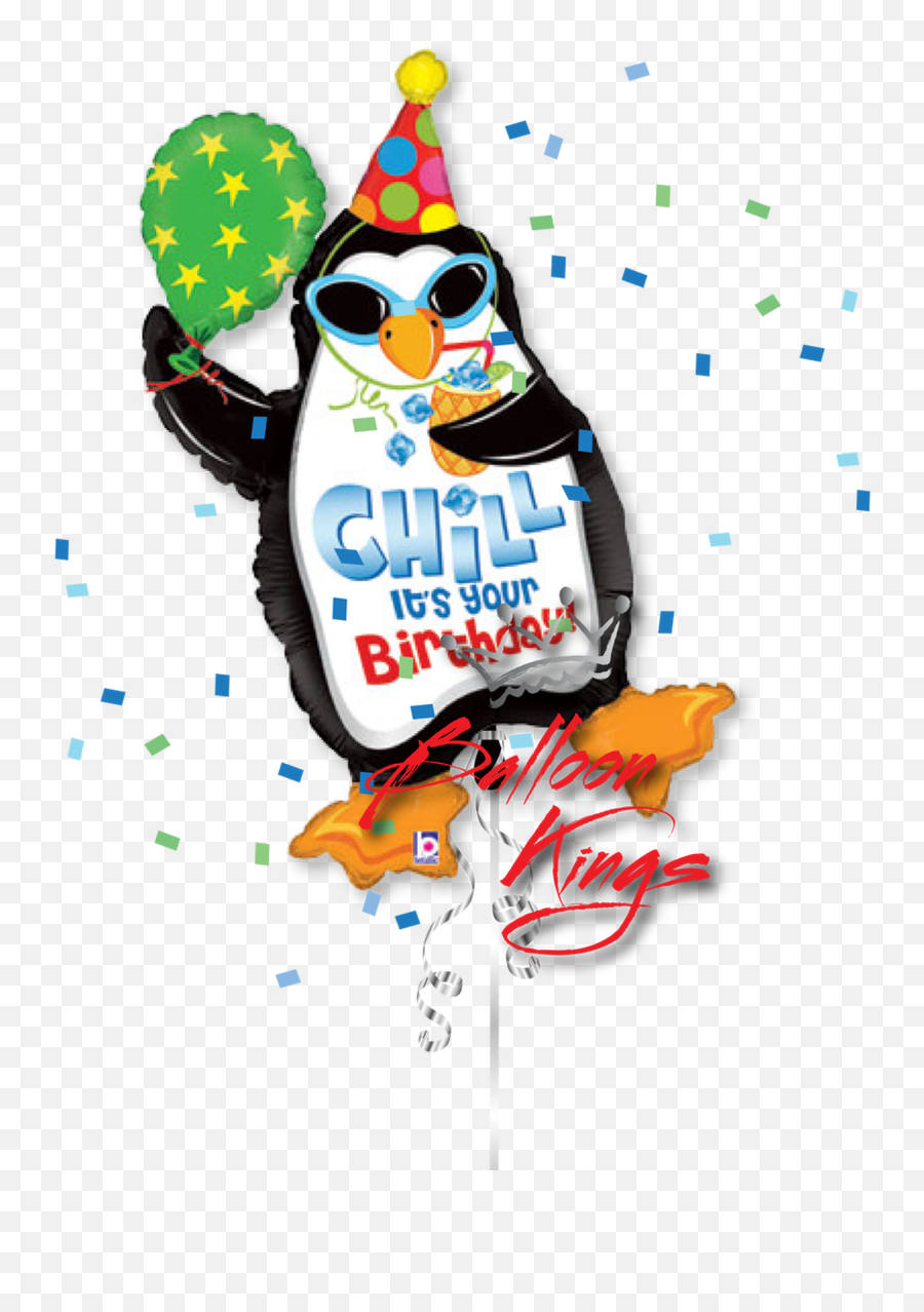 Party Penguin Emoji,Emoji Birthday Girl Cartoon