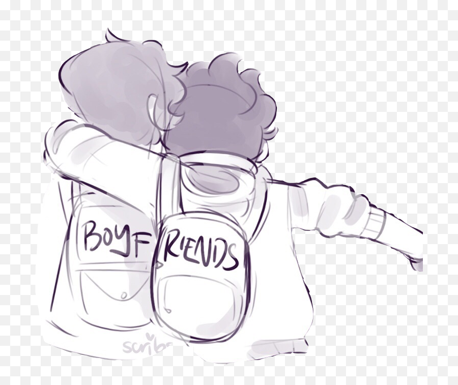 Boyfriendgoals Gaycouple Sticker By Br3nnabosworth - Fictional Character Emoji,Emoji Gay Couple