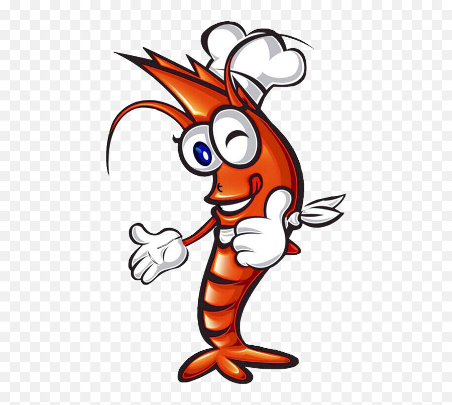 Cartoon Shrimp Chef Clipart - Full Size Clipart 3182122 Emoji,Shrim Emoji