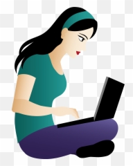 Girls Clipart Headache Girls Headache Transparent Free For - Animated Person With Laptop Emoji,Girls Emoji Pants