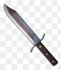 Bowie Knife Weapon Blade Sword - Kitchen Knife Png Download Emoji,Dagger Emoticon