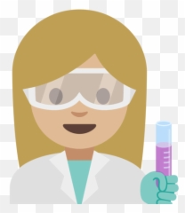 U200d Female Scientist With Test Tube With Light Skin Tone Emoji,Lab Coat Emoji