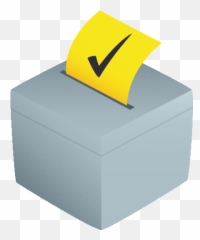 Ballot Box With Ballot Objects Sticker - Ballot Box With Emoji,Green Box Check Mark Emoji