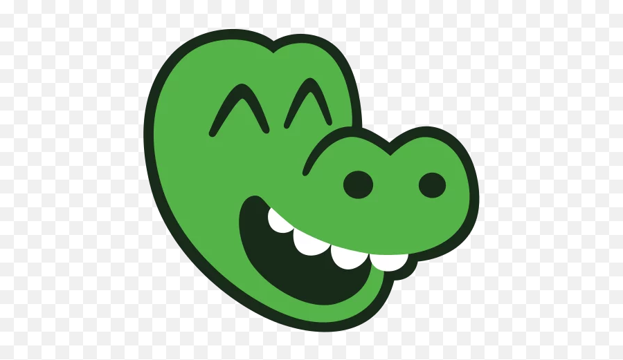 Telegram Sticker From Mydealz Kroko Pack Emoji,Lligator Emoji