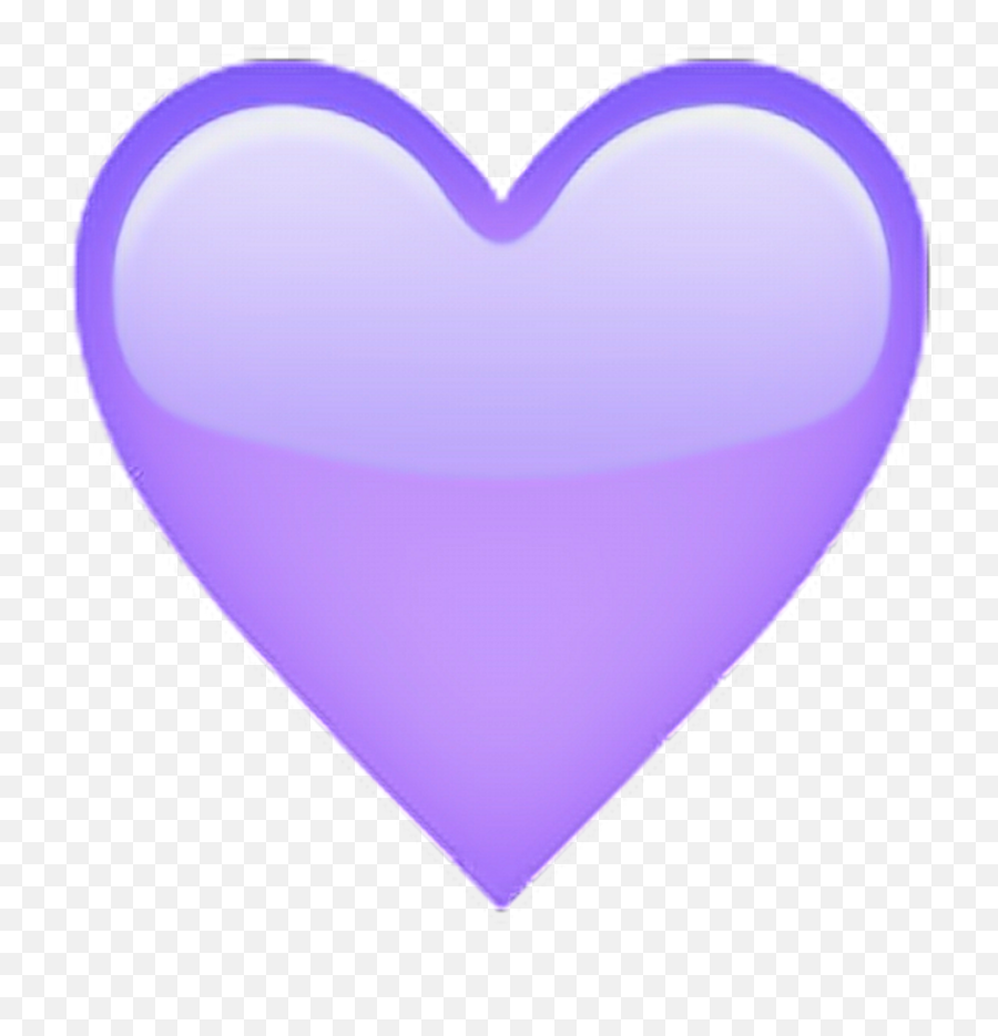 Download Lilac Heart - Pastel Purple Heart Emoji,Heart Emoji\\