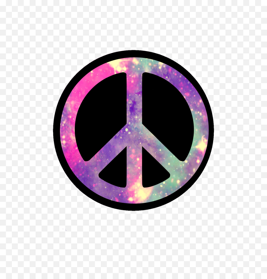 Ftedtickers Peace Symbol Artistic Sticker By Mpink - Peace Hat Emoji,Peace Symbol Emoji