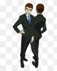 Mob Psycho 100 Claw Characters - Tuxedo Emoji,Mob Psycho 100 All Emotions