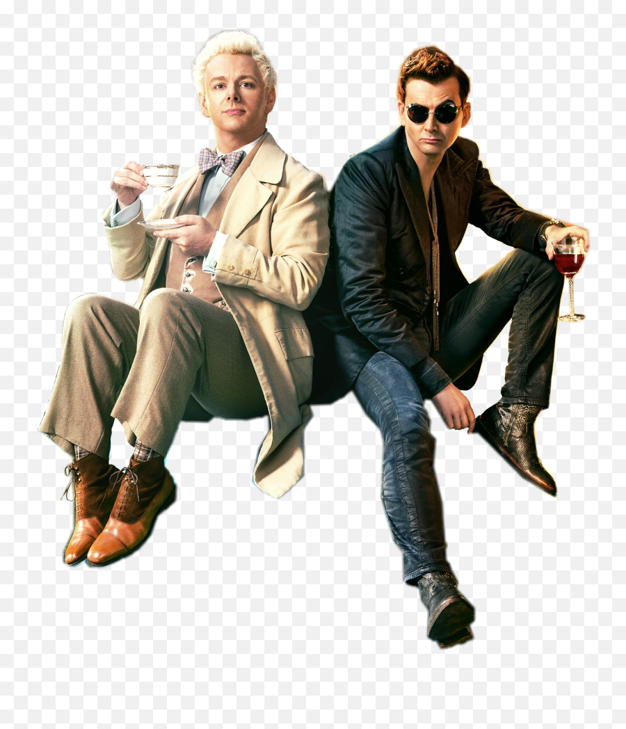 Michaelsheen Davidtennant Sticker - Good Omens Campaign Prime Emoji,David Tennant Emoji