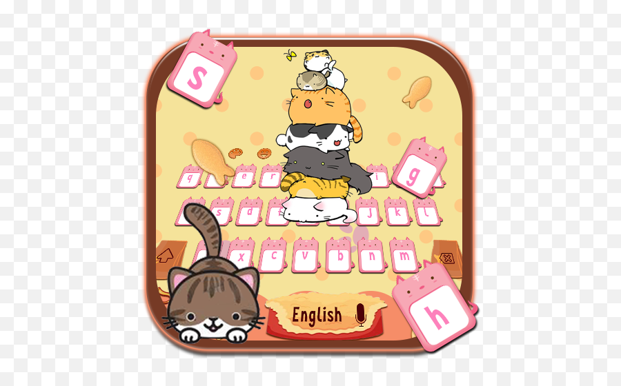 Creamy Chocolate Cat Keyboard Theme - App Su Google Play Happy Emoji,Bobcat Emoji