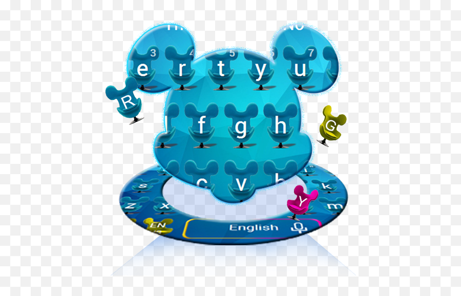 Blue Cartoon Mouse Keyboard U2013 Google Play U2011sovellukset - Dot Emoji,Emoji Sanakirja