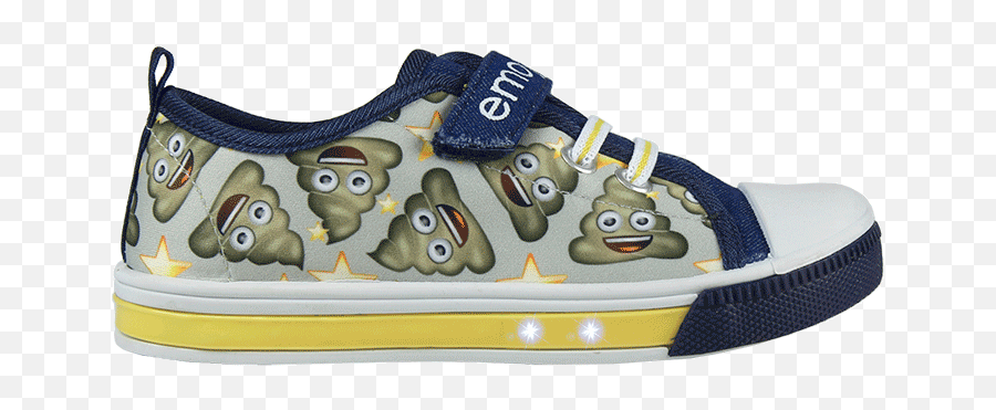 Emoji Kaki Villogó Cip - Scarpe Per Maschi E Femmine,Emoji Converse