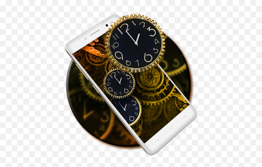 Golden Black Clock Live Wallpaper - Google Play Mambo Seafood Emoji,Emoji Looking At Watch