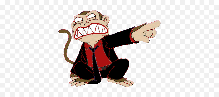 Top Evil Monkey Gif Stickers For Android U0026 Ios Gfycat - Family Guy Scary Monkey Emoji,Monkey See No Evil Emoji