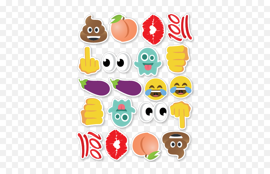 Emoji Sticker Set 3 - Happy,Fb Laughing Emoji