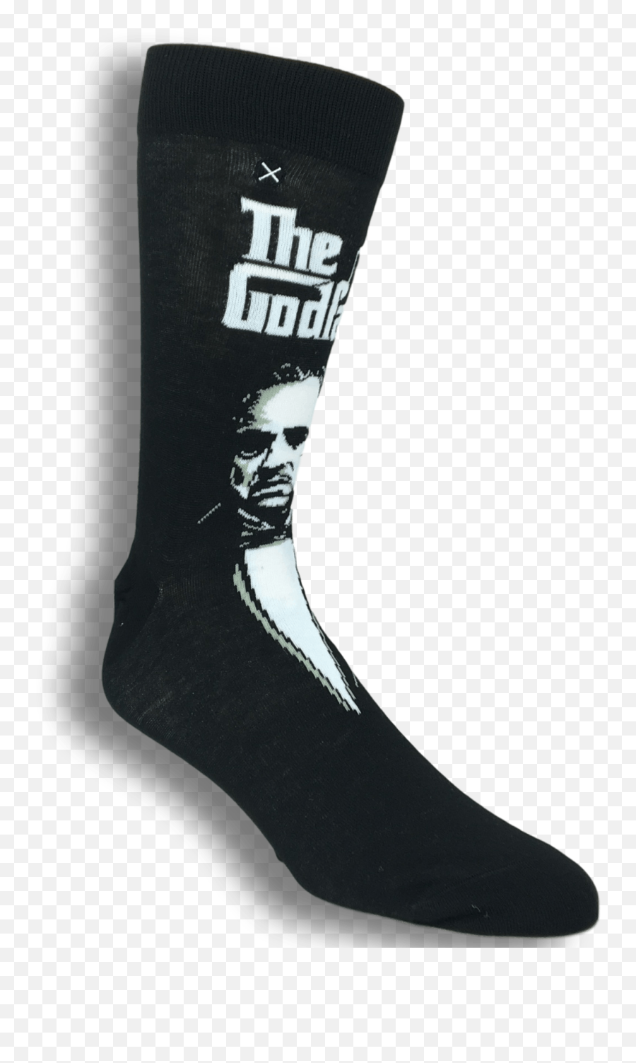 The Godfather Logo Socks By Odd Sox - Unisex Emoji,Odd Sox Emoji Socks
