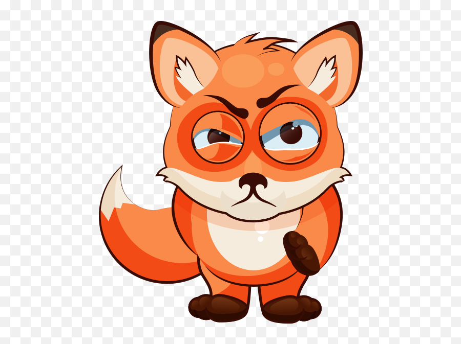 Fox Fun Emoji - Emoji Stickers Fun Emojis Messages With Fox,Fox Emojis