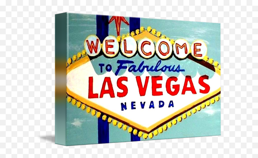 World Famous Hand Painted Las Vegas - Nevada Sign Emoji,Emotion Art Famous