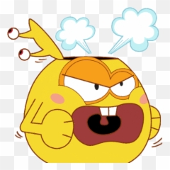 Angry Face Furious Sticker - Happy Emoji,Emojis De Molesto En Facebook