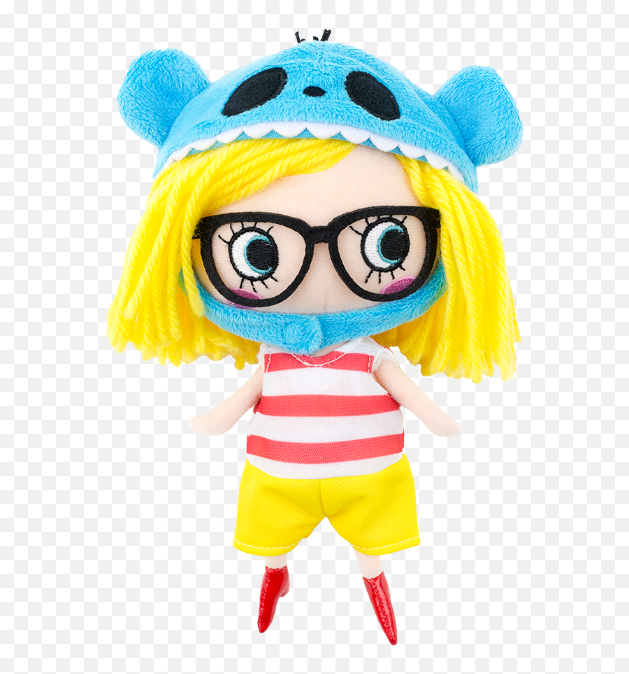 Happy Doll Deluxe Dress Up Set - Doll Emoji,Emotion Face Doll Velcro Pull Up