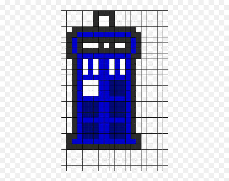 Swag Master - 8 Bit Tardis Pixel Art Emoji,Tardis Text Emoticon