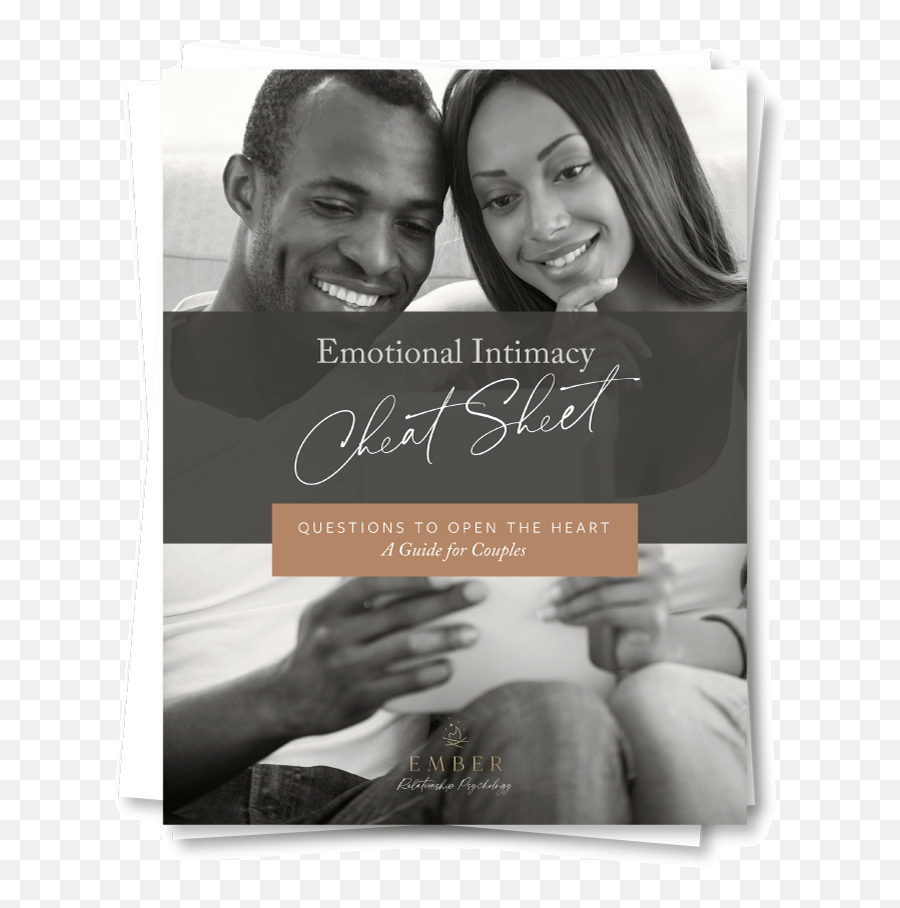 Emotional Intimacy Cheat Sheet Ember - Dating Emoji,How To Describe Emotions Cheat Sheet