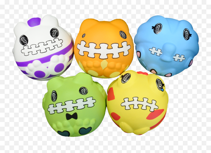Hey5 Family Squishies Role Ball - Dot Emoji,Stress Ball Emotions