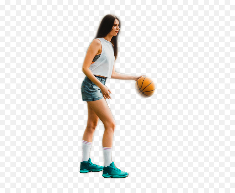 Basketball Girl Sticker - For Basketball Emoji,Emoji Basketball Socks