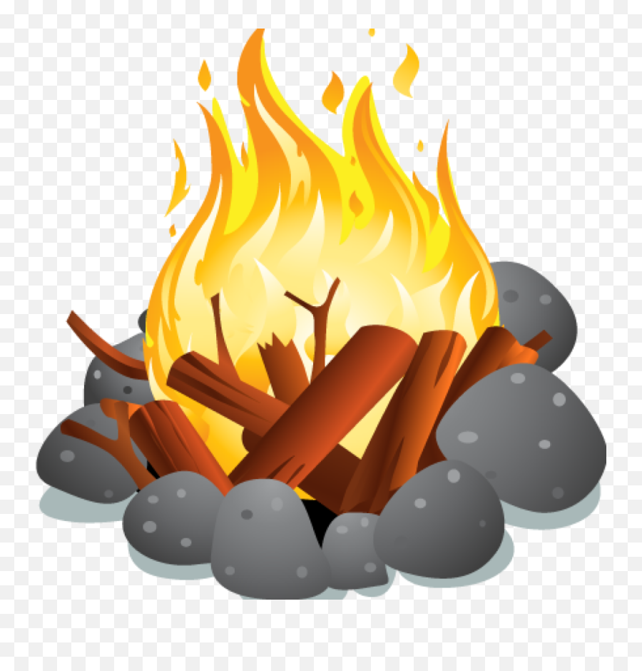 Campfire Images Transparent Free - Camping Fire Clipart Png Emoji,Bonfire Emoji