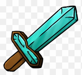 Diamond Sword Icon Minecraft Iconset Chrisl21 - Minecraft Diamond Sword Icon Emoji,Cross Swords Emoji