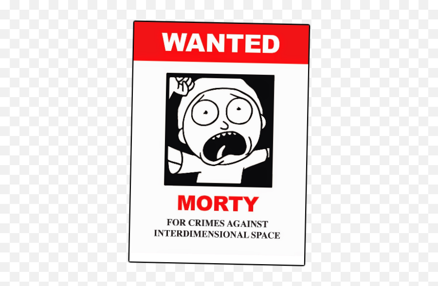 Rick And Morty - Mortyu0027s Wanted Poster Team Fortress 2 Emoji,Rick And Mort Emotion Moments