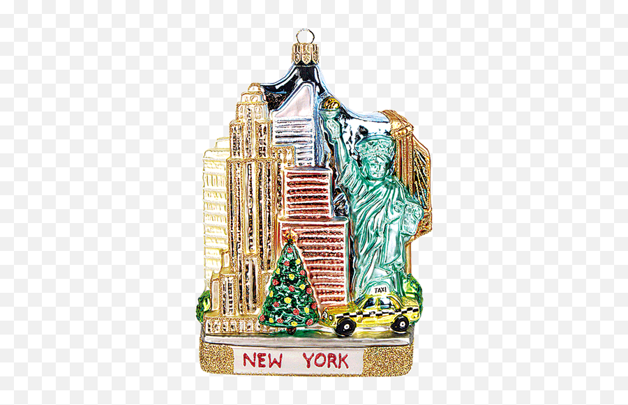 New York Landscape - Christmas Magic Emoji,New Yorker Emoticons