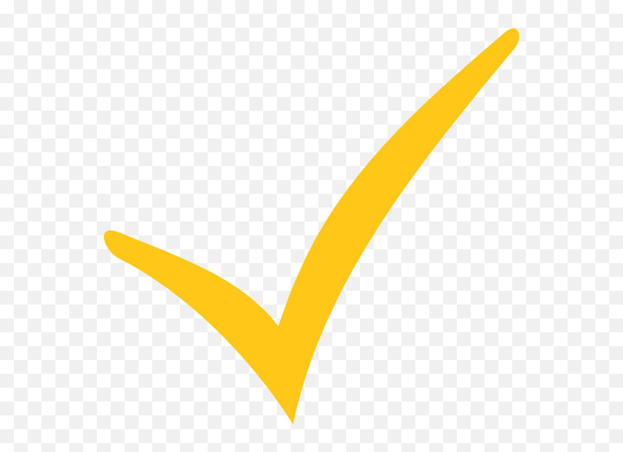 Transparent Check Mark Png Transparent - Yellow Tick Clipart Emoji,Redtick Emoji
