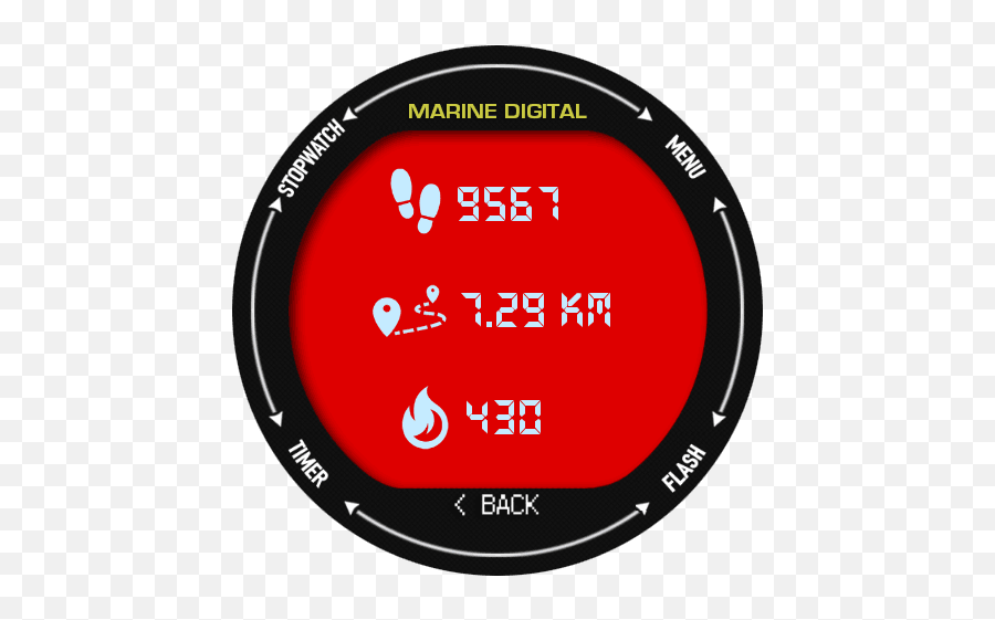 Download Marine Digital Watch Face U0026 Clock Live Wallpaper - Carrick Rope Bridge Emoji,Marine Flag Emoji