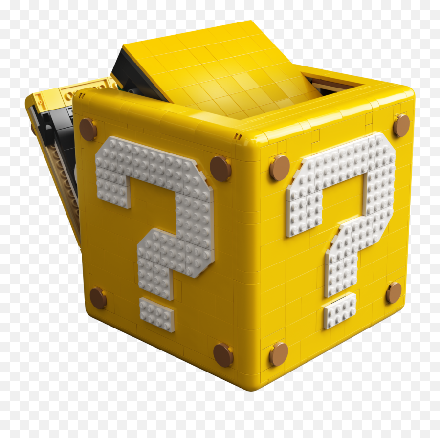 Lego Super Mario 64 Question Mark Block Set Is On Sale Now Emoji,Mario In Emojis