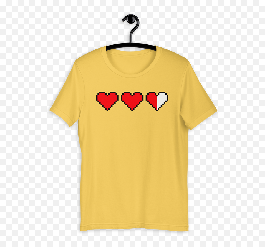 Pixel Heart Shirt Unisex Emoji,Animal Heart Eyes Emoji