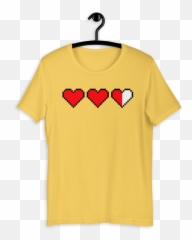 Pixel Heart Shirt Unisex Emoji,Animal Heart Eyes Emoji