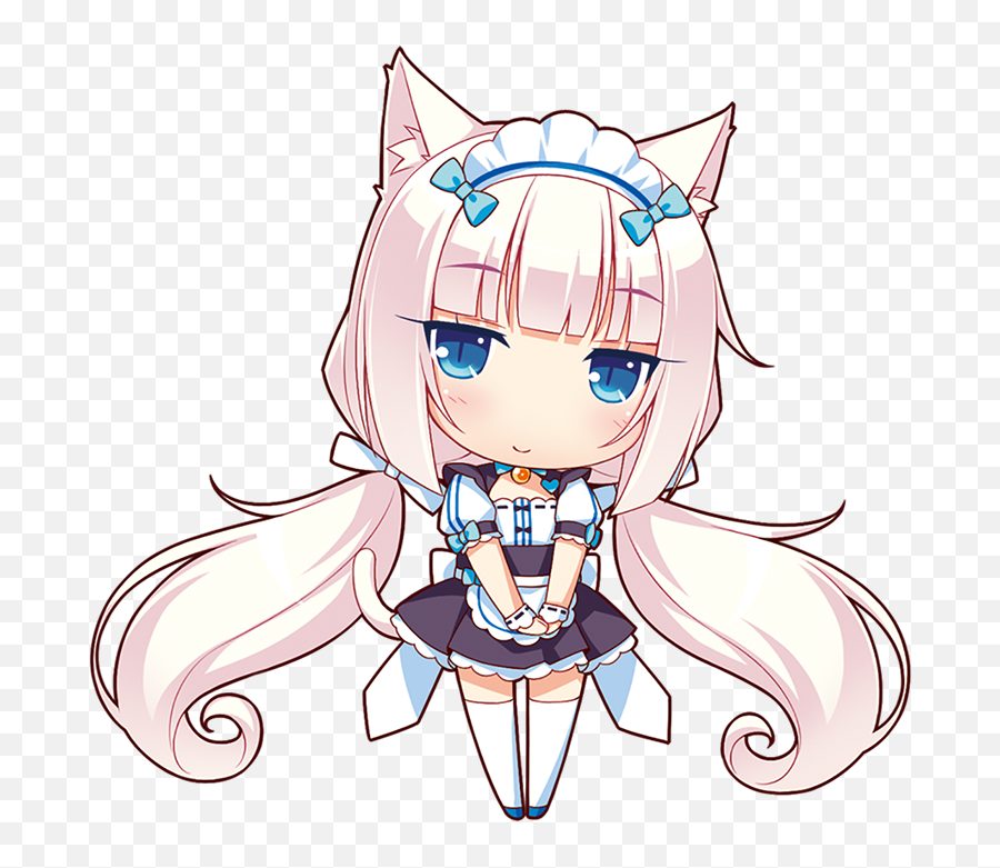 Nekopara Vanilla Chibi Emoji,Vanilla Emoji