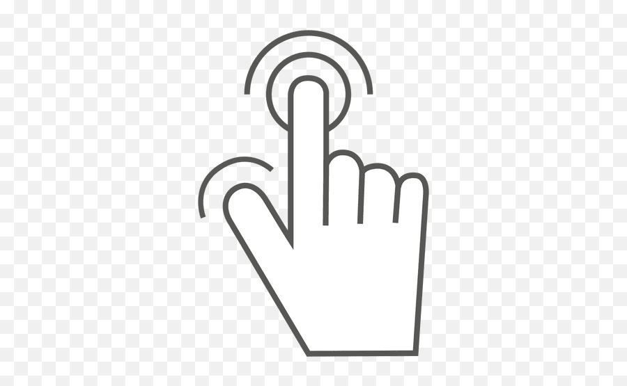 Touch Screen Hand Gesture - Transparent Png U0026 Svg Vector File Touch Screen White Png Emoji,Touch Emoji
