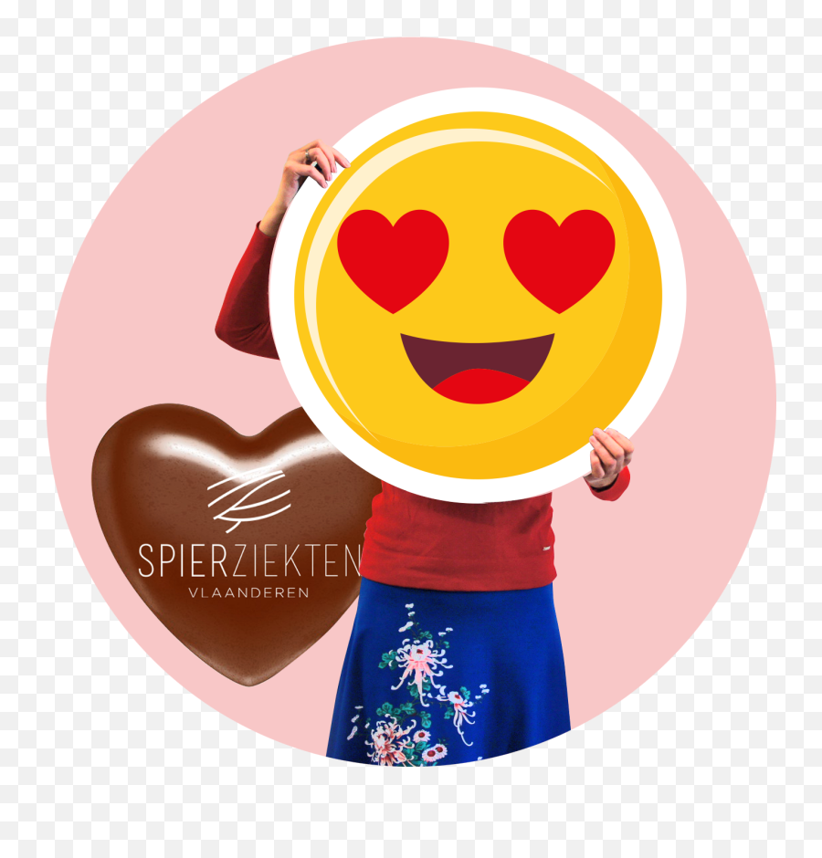 Proef Chocolade Voor Een Goed Doel - Spierziekten Vlaanderen Happy Emoji,Emoticon Eten