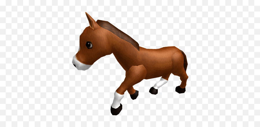 Roblox Young Horse Pnglib U2013 Free Png Library - Roblox Horse Transparent Emoji,Horse Emoticon Facebook