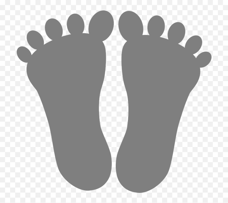 Free Photo Feet Human Outline Footmarks - Foot Print Clipart Emoji,Feet And Emotions