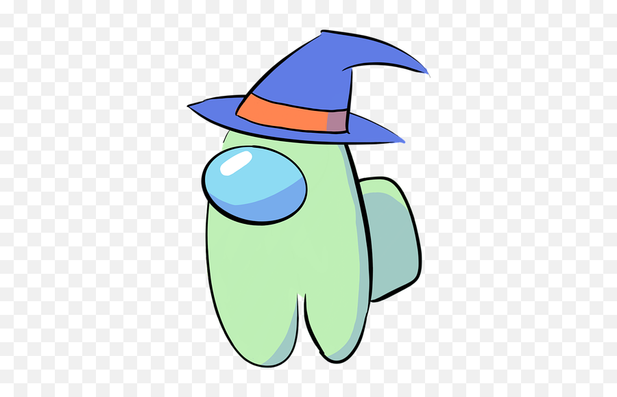 Witch Crewmate Witch Hat - Imposter Among Us Character Png Emoji,The Skittle Emotion Game