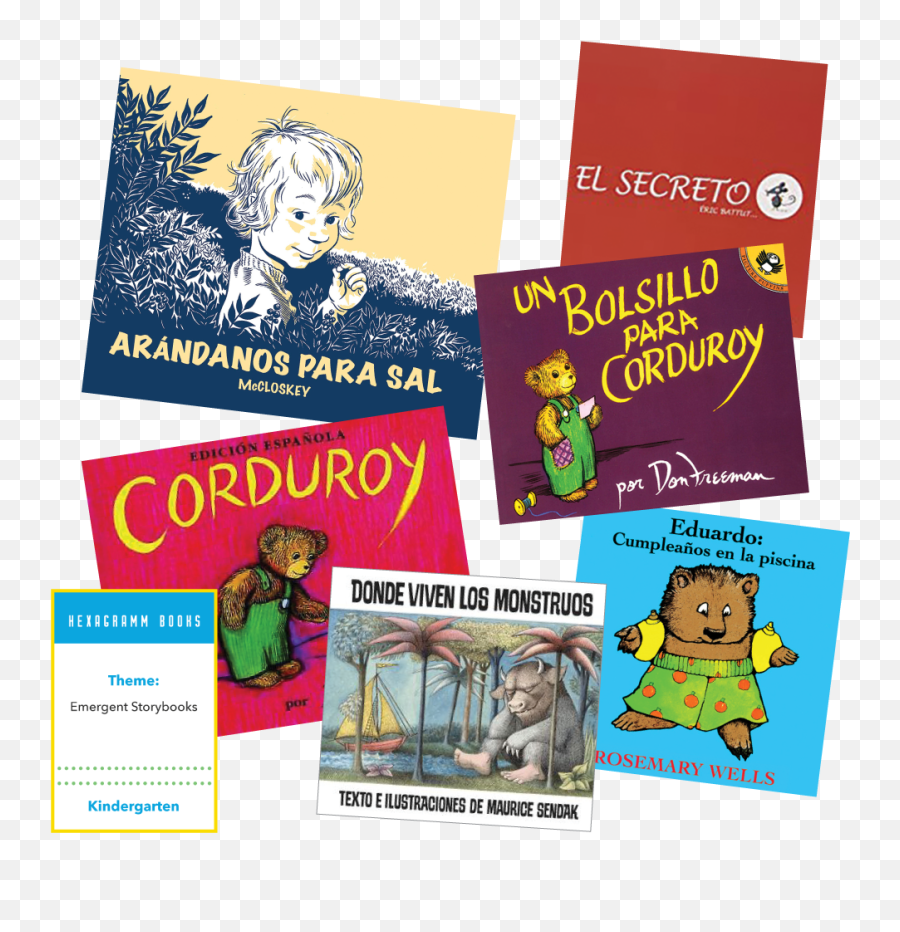 Kindergarten Spanish Thematic Read Aloud Sets U2014 Hexagramm Books - Book Emoji,Emotions And Feelings Emergent Readers