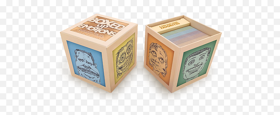 Boxed Up Emotions - Cardboard Packaging Emoji,Uh Oh, Emotions
