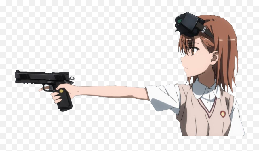 Misakamikoto Misaka Mikoto Railgun - Firearms Emoji,Misaka Clone Emoticon