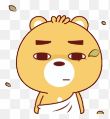 Line Official Stickers - Bluesbear Popups Example With Gif Dot Emoji,Gif, Emoticon, Applause