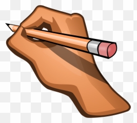 Writing Pencil - Cartoon Writing Hand Png Emoji,Writing Hand Emoji