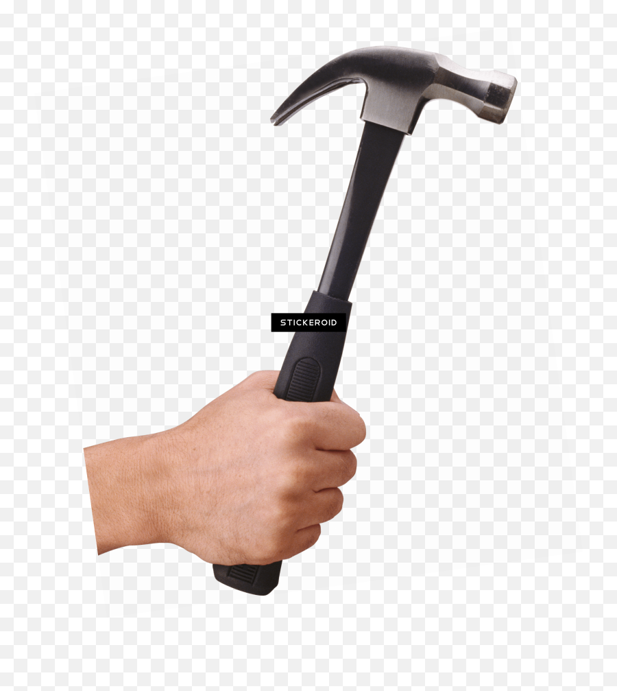 Download Hand Holding Hammer - Hand Holding Hammer Transparent Emoji,Twitter Thor Emojis