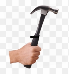 Download Hand Holding Hammer - Hand Holding Hammer Transparent Emoji,Twitter Thor Emojis