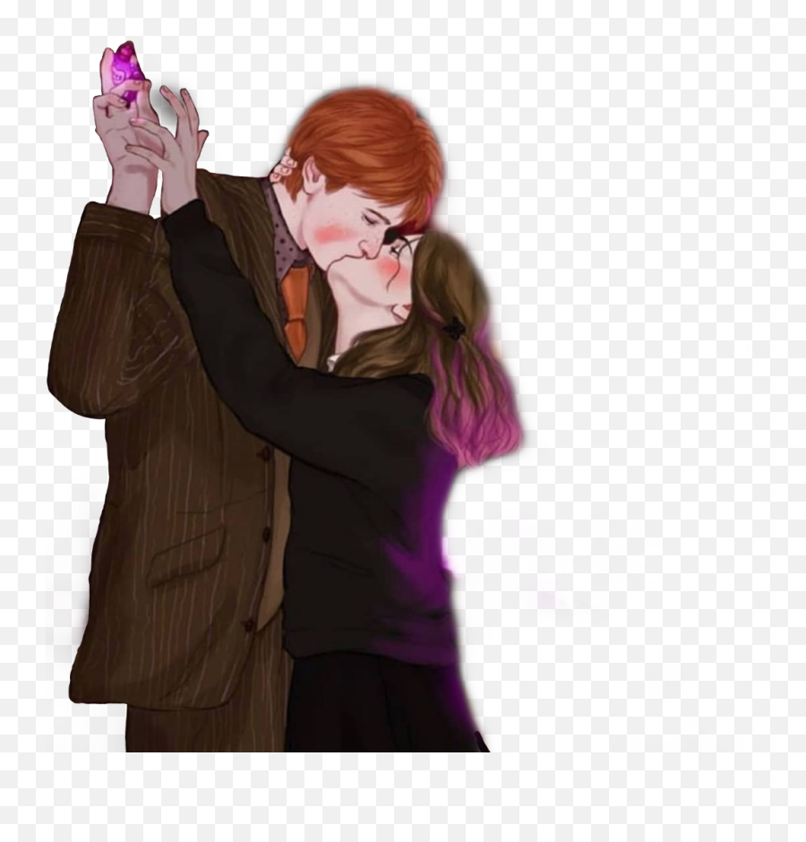 Harrypotter Hp Fremione Sticker - Hug Emoji,Harry Potter Emojis Hermonie